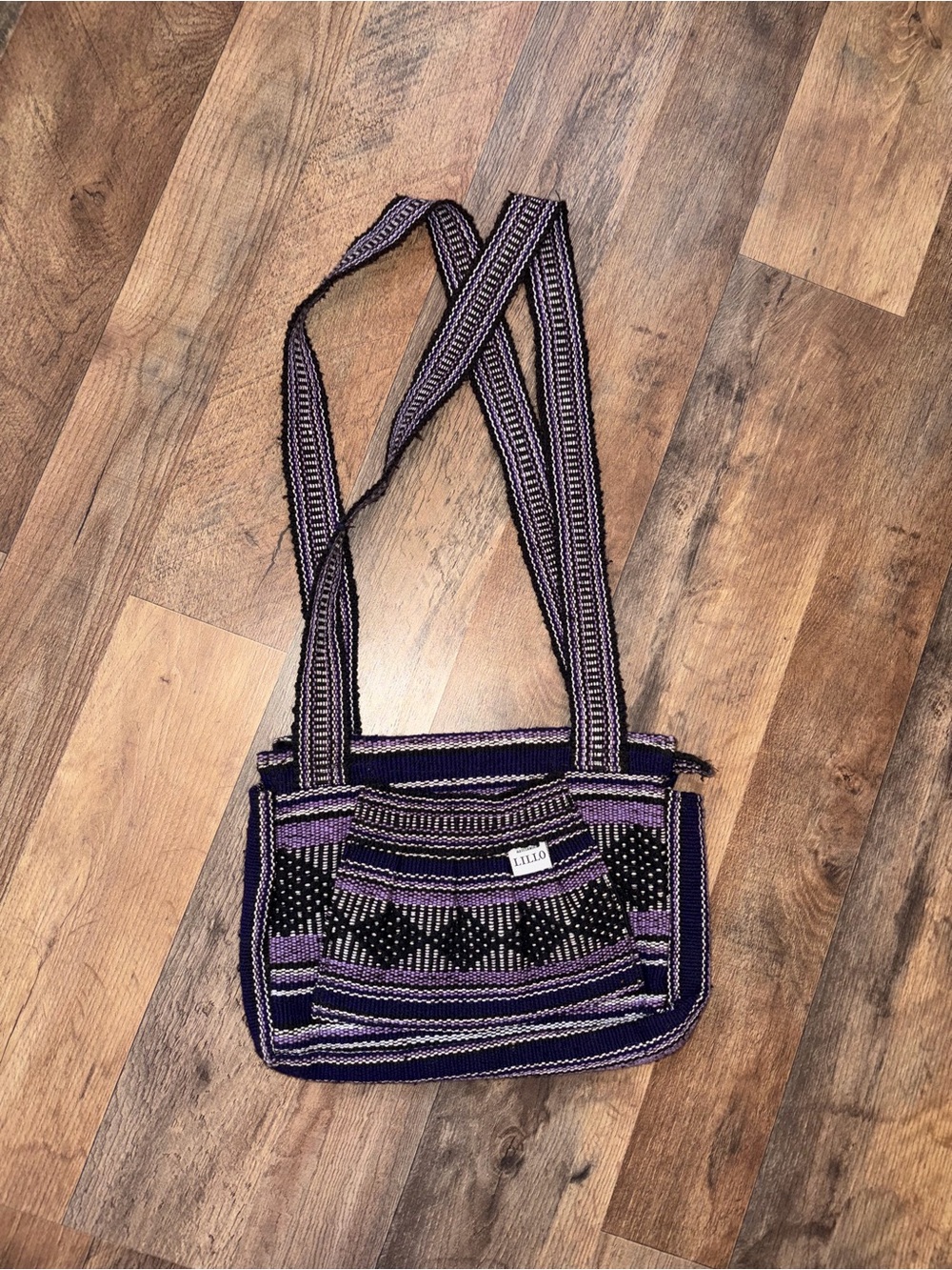 Lillo artisan woven baja crossbody
